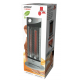 Stufa elettrica Johnson Carbonio 900W oscillante 2 elementi stufetta